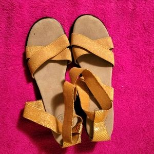 Women's Gold Sandal Size 9
